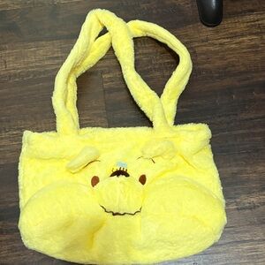 Winnie the Pooh Plush Character Tote Bag